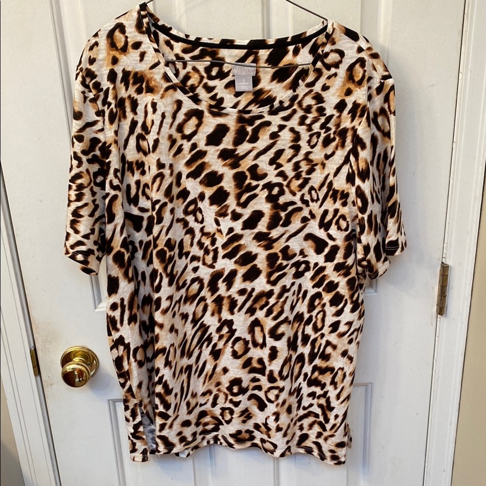Chico’s Leopard Print Women's Top